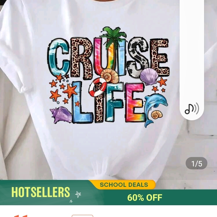 Cruise Life Adult T-Shirt - White L, 2x And 3x